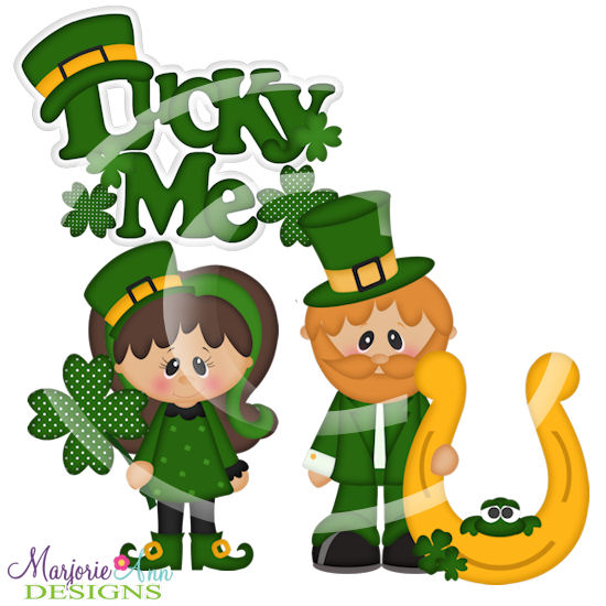 Little Leprechauns 2 SVG Cutting Files - Click Image to Close